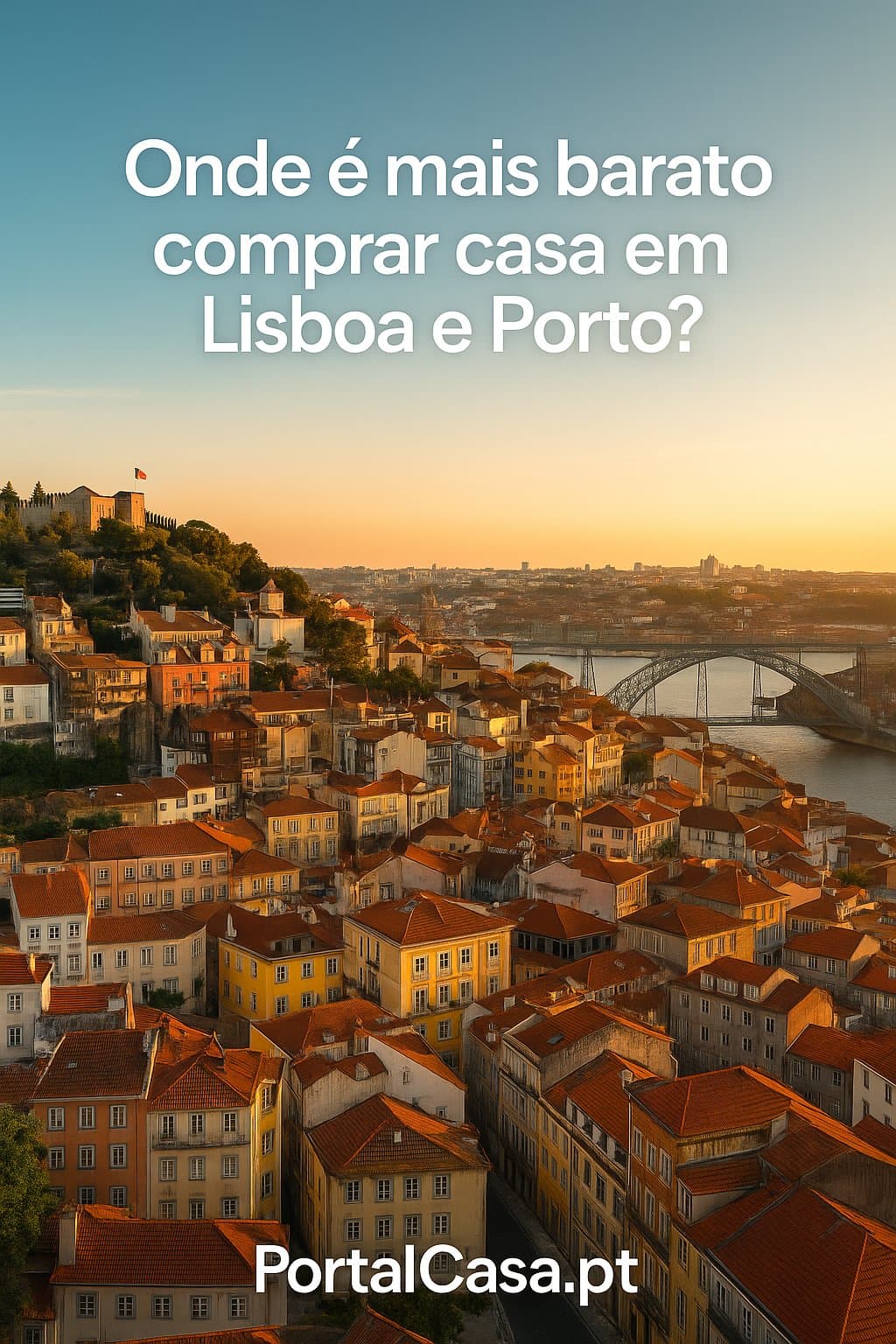 Qual a freguesia mais barata para comprar casa em Lisboa e Porto?