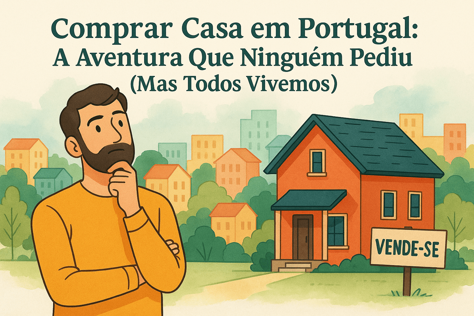“Comprar Casa em Portugal: A Aventura Que Ninguém Pediu (Mas Todos Vivemos)”