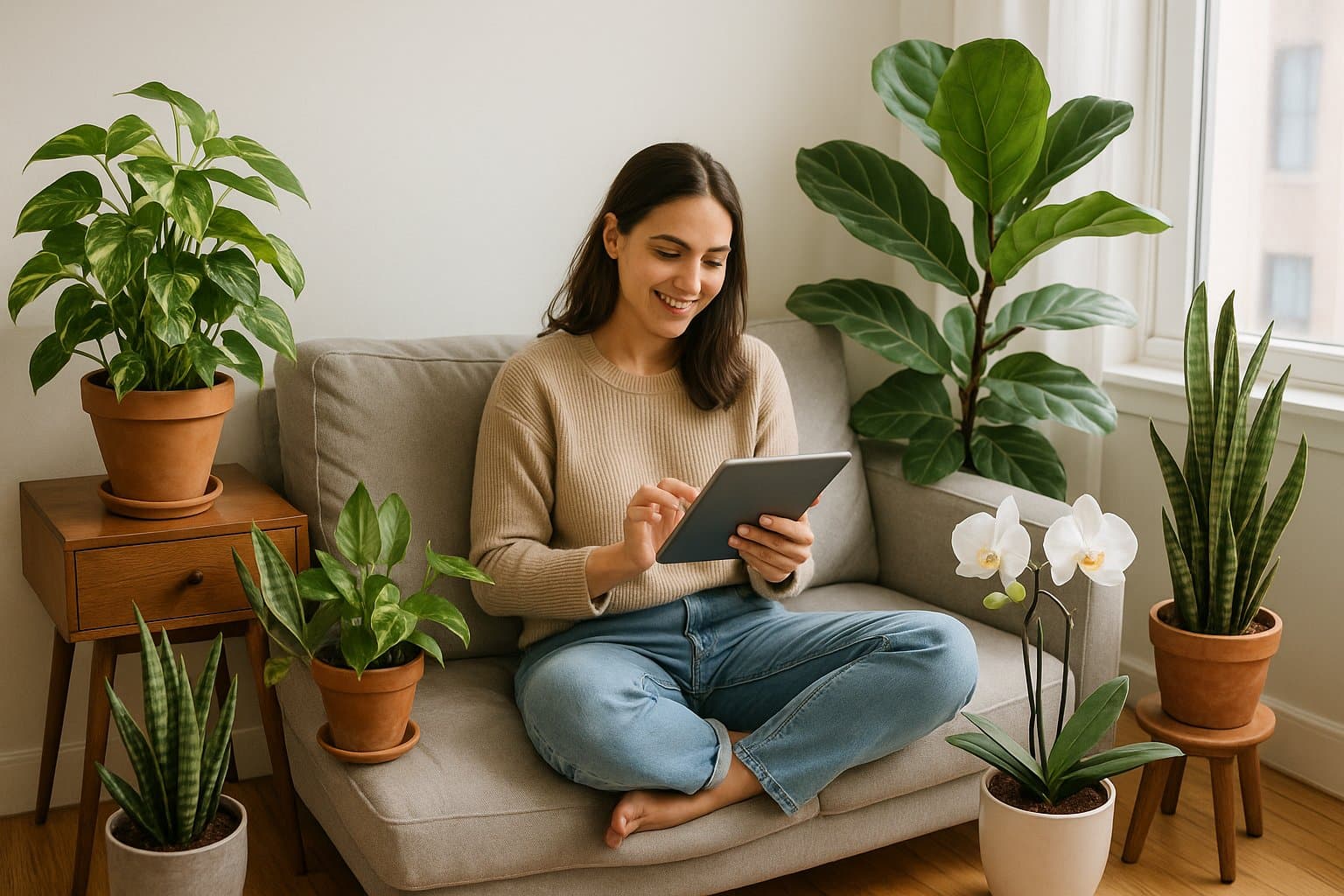 Guia de Plantas Perfeitas para Apartamentos na Cidade