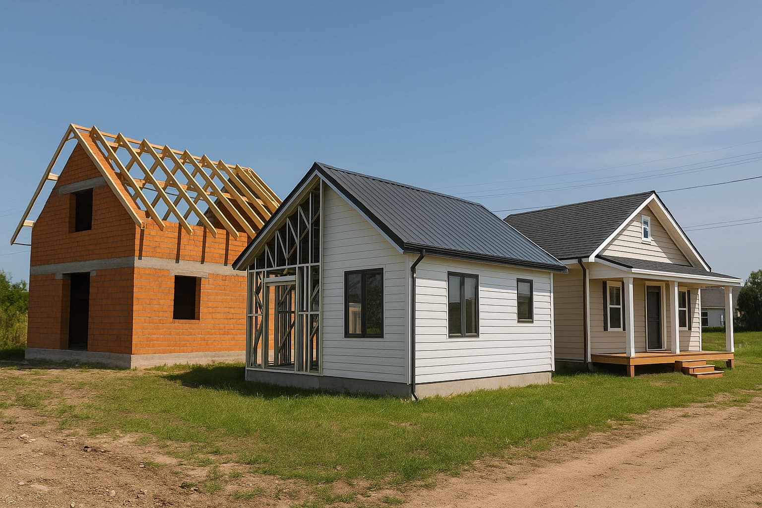 Quer Construir Casa com o Menor Custo? A Verdade Sobre Alvenaria, LSF e Casas Modulares